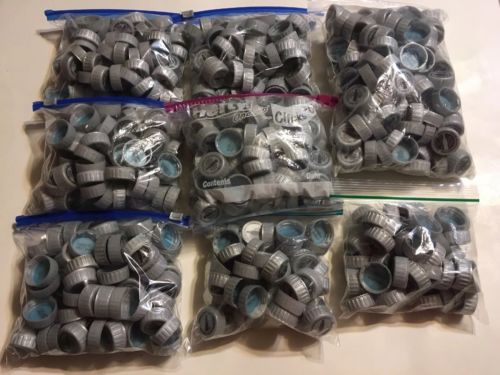 Lot (650) Silver DIET COKE Plastic Bottle Caps USED Codes Redeemed Arts & Crafts