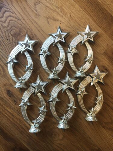 Lot of 6 Plastic Trophy Toppers 7” Star Craft Parts