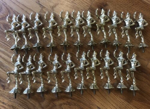 Lot of 21 Plastic Drum Major Trophy Toppers Craft Parts