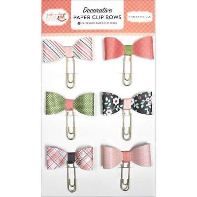 Rock-A-Bye Baby Girl Decorative Paper Clip Bows   653341329295