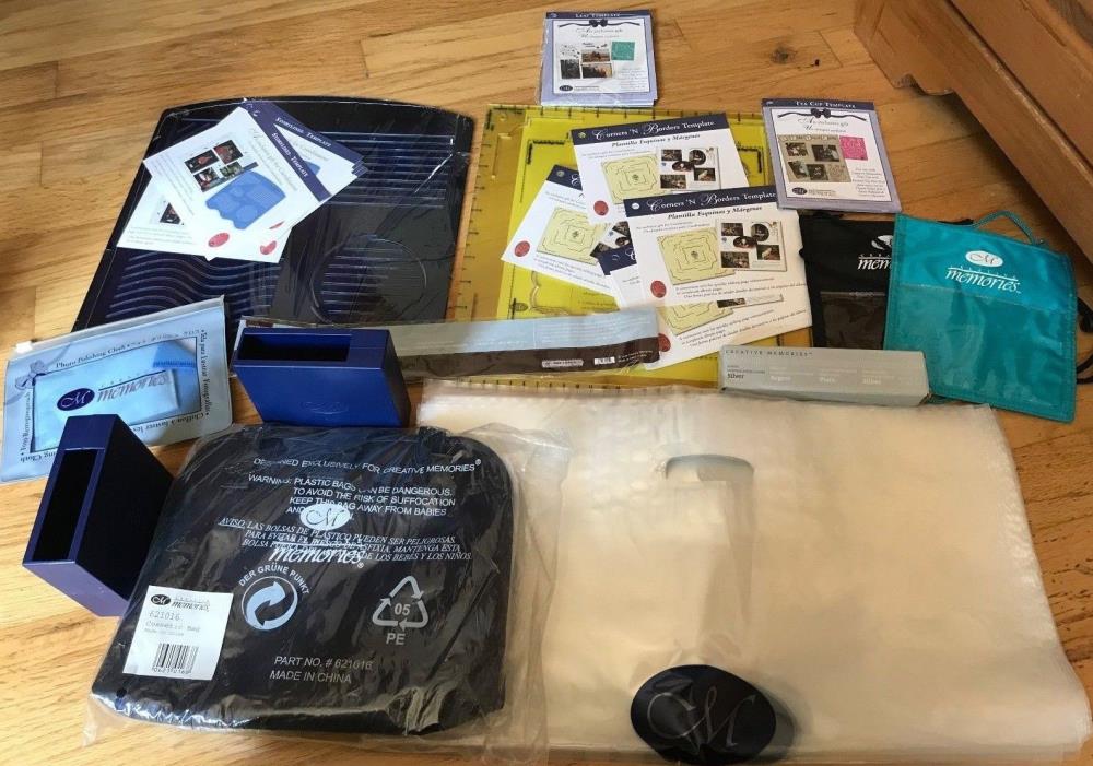 Creative Memories Huge Lot Templates Gifts Bags and More Most NIP