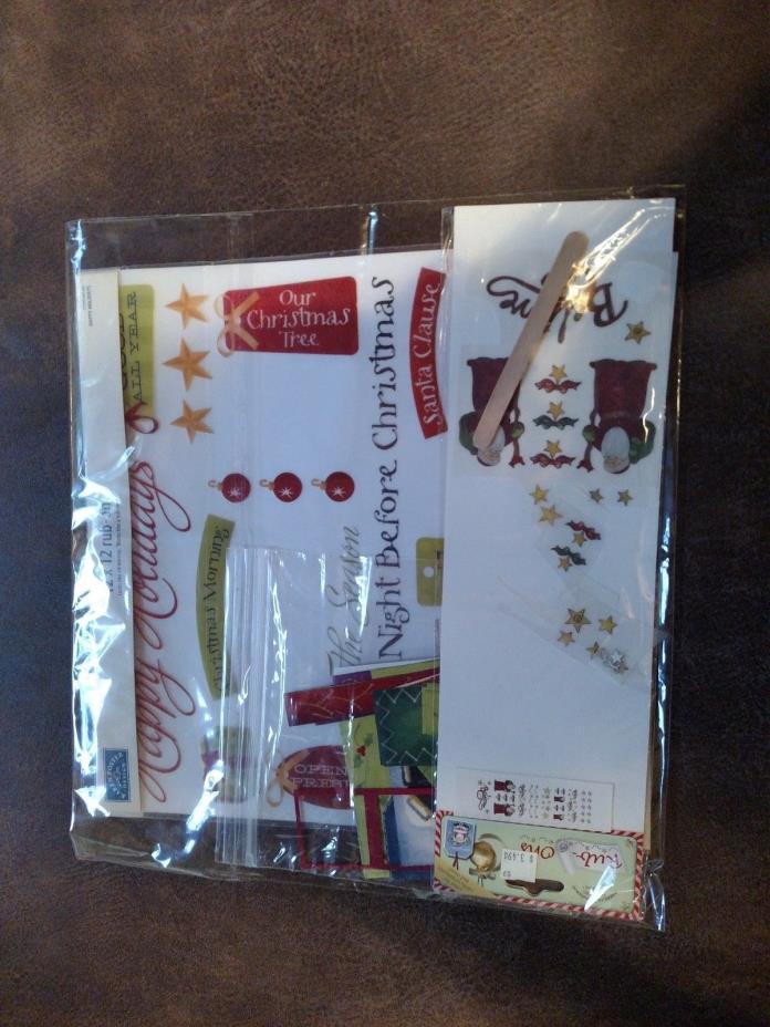 Scrapbooking Paper Craft Christmas Embellishments