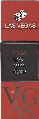 LAS VEGAS  COASTERS  NIP BY CLOUD 9 DESIGNS  ** 3 pcs. ** SEE MY STORE