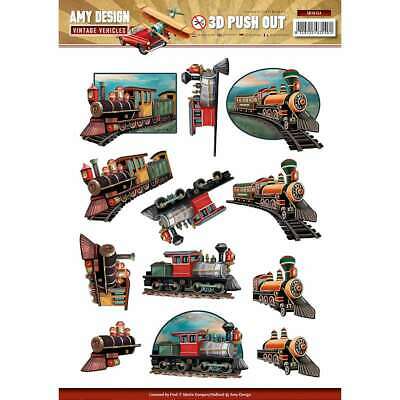 Find It Trading Amy Design Punchout Sheet Vintage Vehicles 499993657337