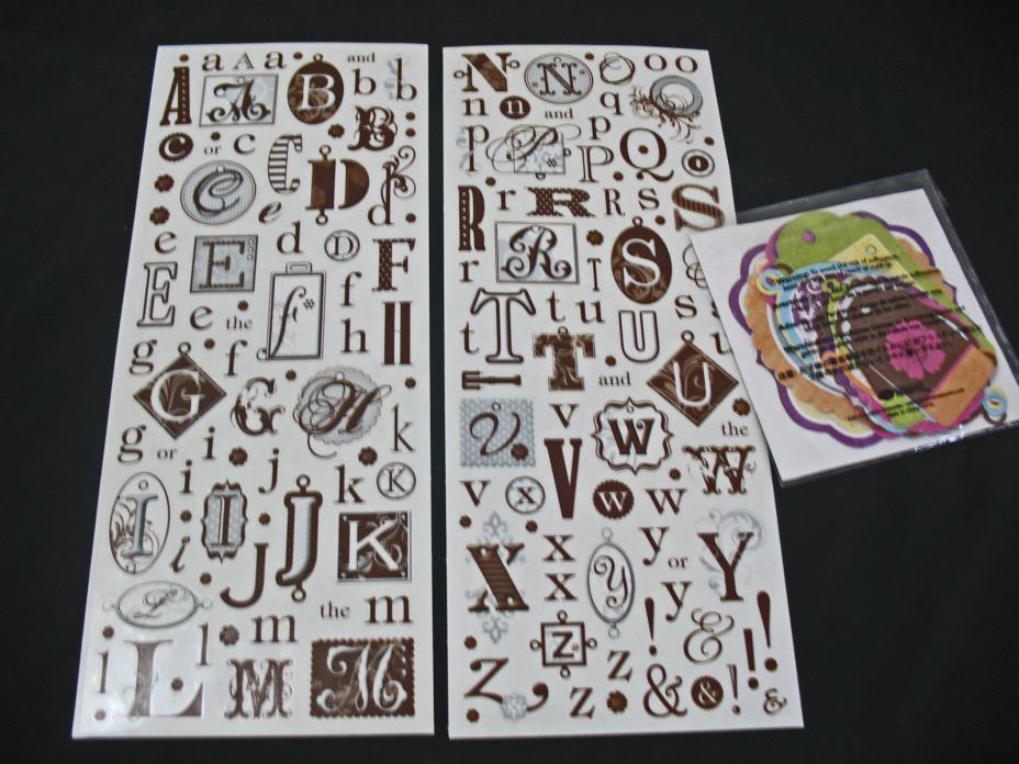 Simply Beautiful Title Stickers, Paper Tags set of 24  Creative Memories