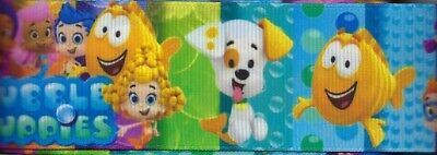 Bubble Guppies  grosgrain ribbon 7/8