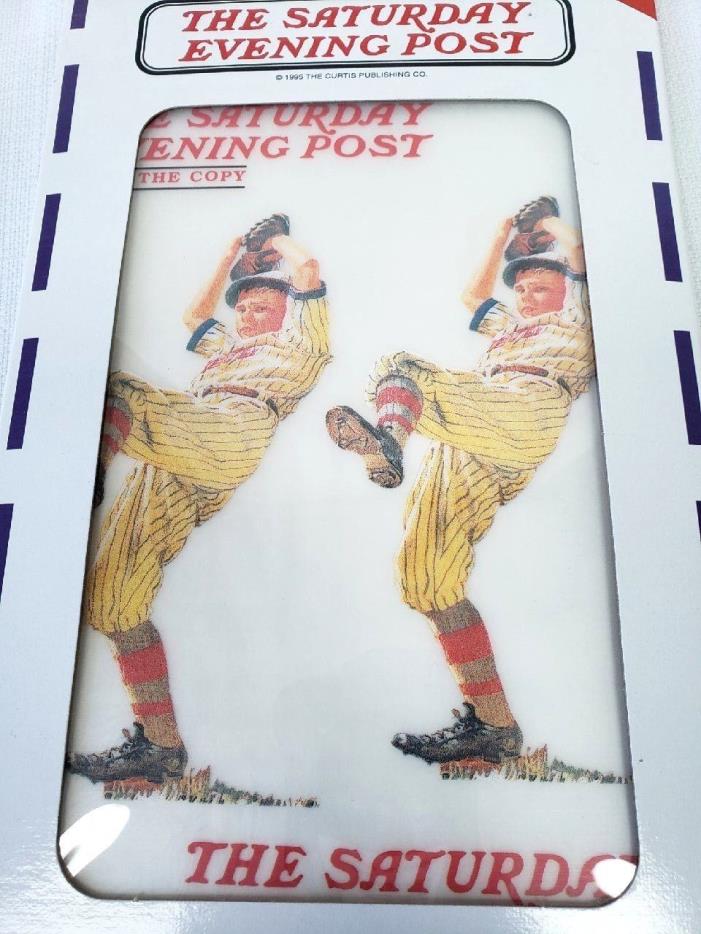 Rub On Transfers Saturday Evening Post Chartpak Color Scenes Baseball Vintage