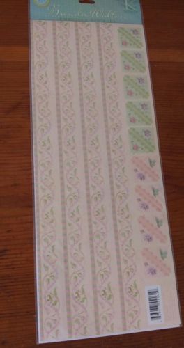 Brenda Walton Embossed Stickers Somerset Borders & Corners 551619