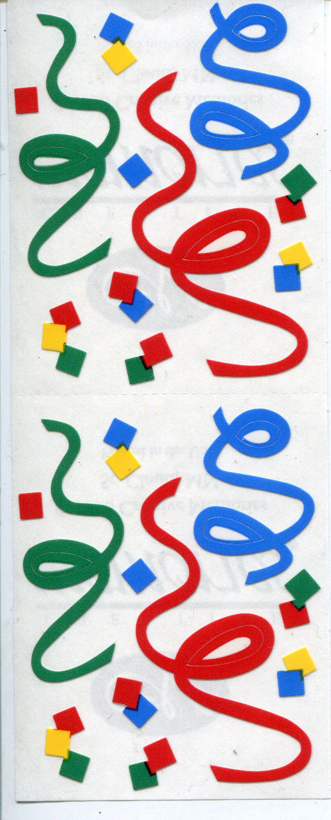 Creative Memories Stickers - Confetti - Red - Blue & Green - #37