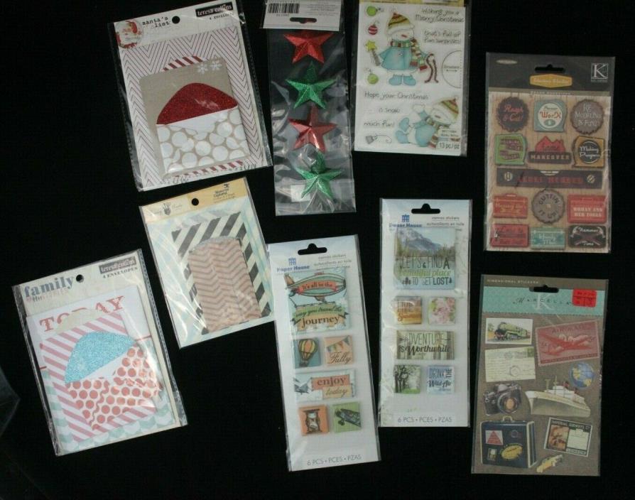 Lot of Brand New Scrapbook Supplies/Embellishments ~ K&Co, Inky Antics, & More!