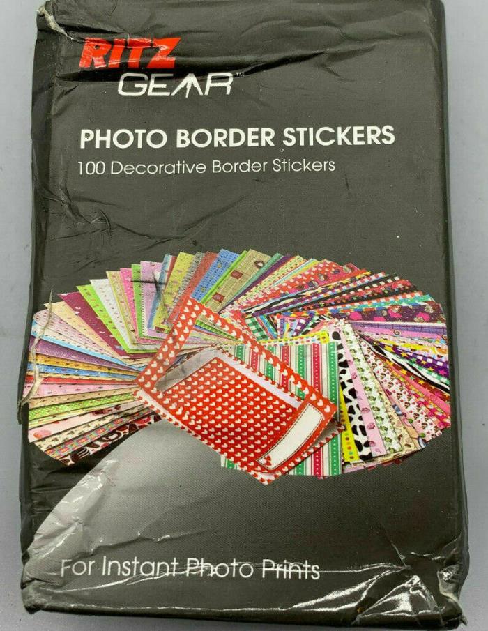Ritz Gear Colorful, Fun & Decorative Photo Border Stickers for 4x6 Photo Paper