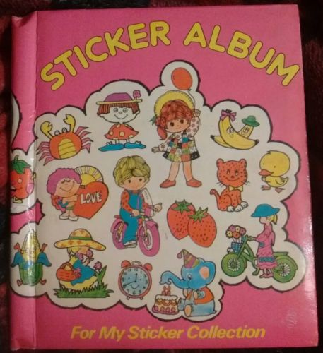 Vintage 80's Sticker Album Book Collection Full Of 1980’s Stickers Free Shipping