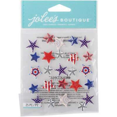 Jolee's Boutique Dimensional Stickers Patriotic Stars 015586985962