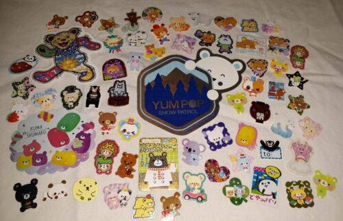NEW Mixed:Various BEARS ???????????? Sticker Flakes Lot of 65 Kawaii & More