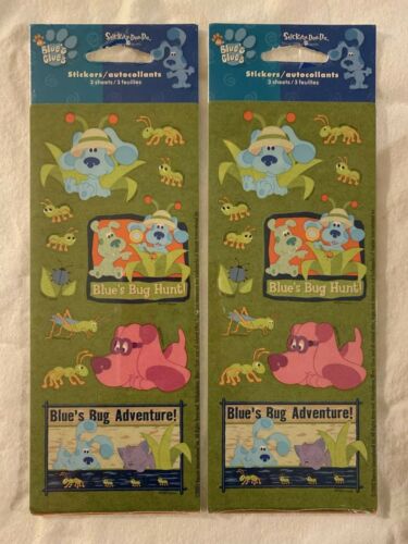Lot Of Two (2) Packs Stickety-Doo-Da Stickers - Blues Clues - From 2003