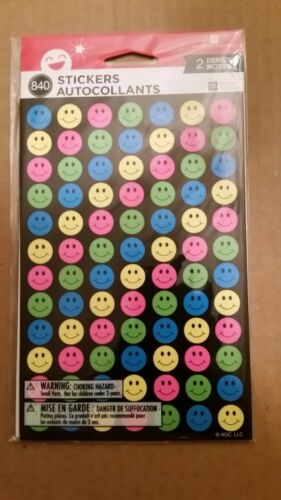 Smiley faces and star stickers