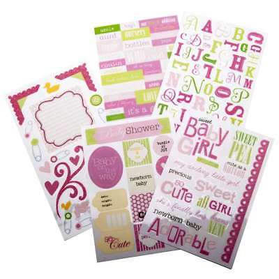 Glitter Stickers Value Pack Sweet Baby Girl 673807961999