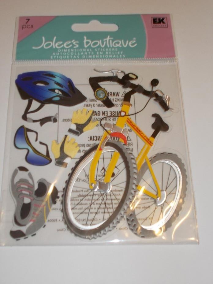 Bicycle Bicycling Helmet Gloves Shoes Glasses Jolee's Dimensional Stickers