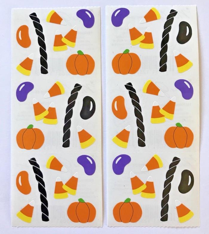 6 MODULES HALLOWEEN CANDY THEMED MRS GROSSMANS STICKERS CANDY CORN LICORICE