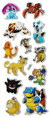 3D puffy Stickers POKEMONS #F-234 Pocket Monsters