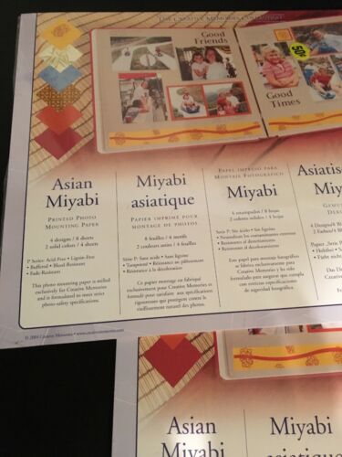 Creative Memories Asian Miyabi Paperpack