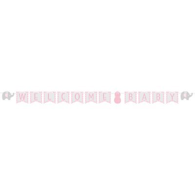 Little Peanut Girl Ribbon Banner. Creative Converting. Shipping Included