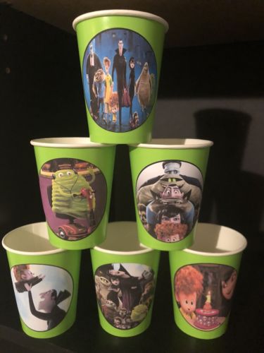 Hotel Transylvania Birthday Party Pack Bundle For 16 - Cups & Plates Lime Green