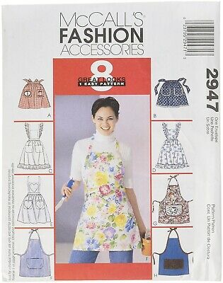 McCall's Patterns M2947 Misses' Aprons, One Size Only. Free Delivery
