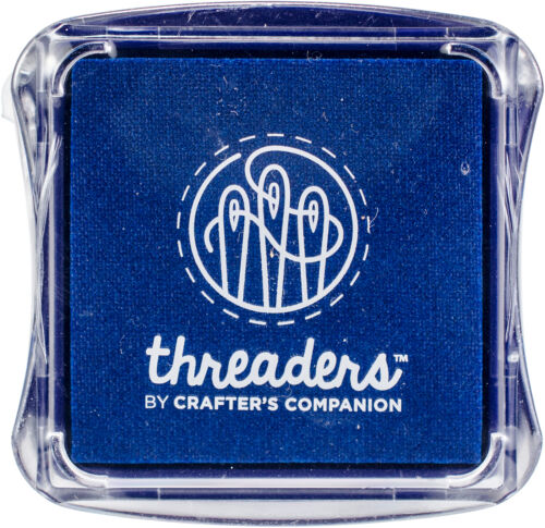 Crafter's Companion Threaders Fabric Ink Pads-Blue - 3 Pack
