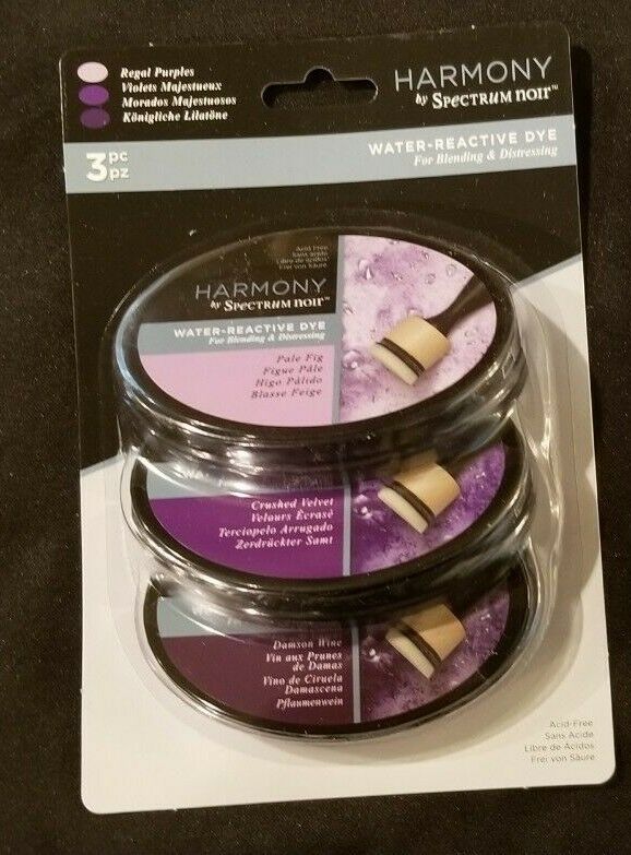 Spectrum Noir Harmony Water Reactive Ink Pads 3 pack - Regal Purples