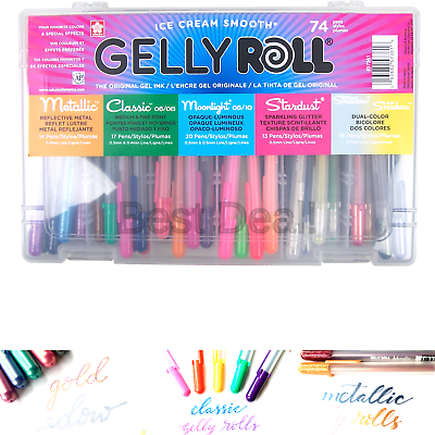 Sakura Gelly Roll Pens Gift Set 74/Pkg Artist's Gift Set 74-pc