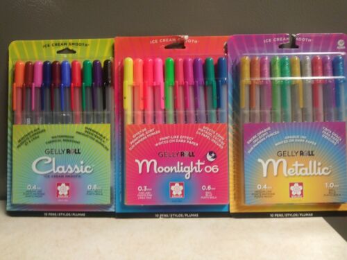 Sakura Gelly Roll Classic /Metallic/Moonlight/-LOT 3**New**