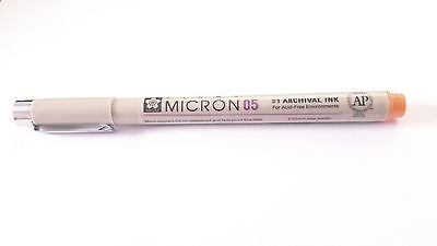 Pigma Micron Pen 05 - 0.45mm Orange  Ink Pen 12pc