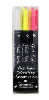 AMERICAN CRAFTS  Erasable Chalk Markers 3/Pkg  369906
