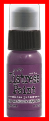 Tim Holtz Distress Paint Bottle 1 OZ Seedless Preserves PURPLE LAVENDER Home