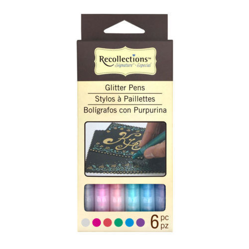 Recollections 411256 Signature Glitter Pens - 6pc - 0689