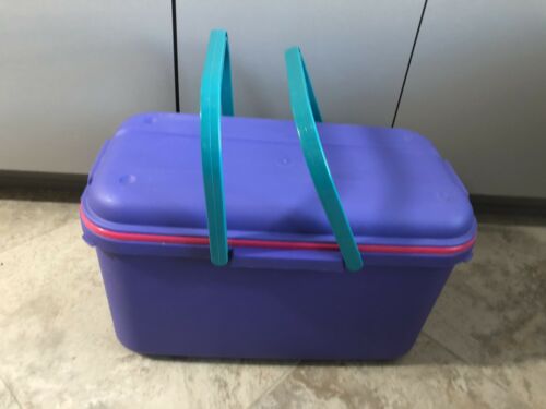 Purple Plastic Eagle Craftstor Crafts Sewing Tote Storage Large Container & Tray