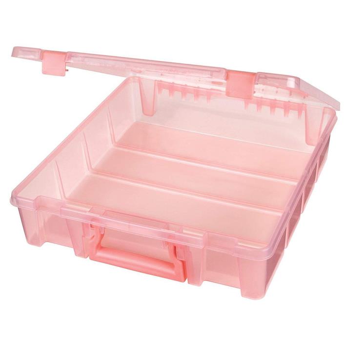 Plastic Art Craft Supply Storage Case Sewing Kit Box Paper Organizer Container