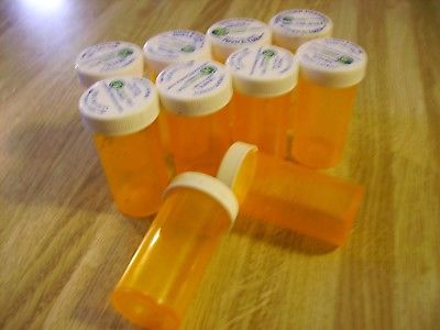 10 clean empty used pill bottles for arts & crafts-storage