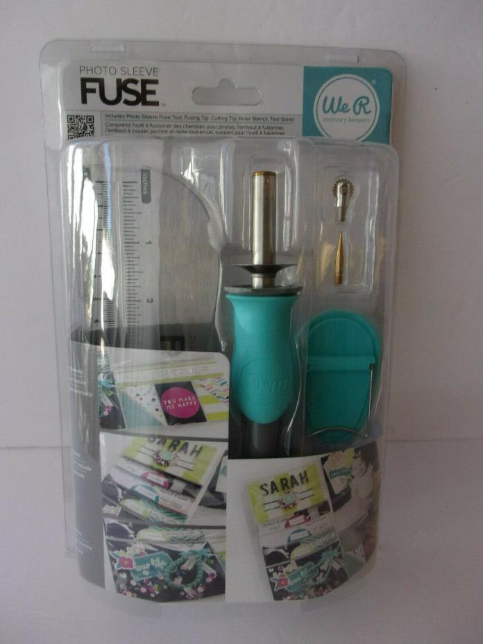 FUSE PHOTO SLEEVE TOOL BY WE R MEMORY KEEPERS NEW IN SEALED PACKAGE