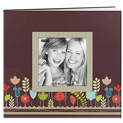 20 Page Designer Printed Raised Frame Garden Cover Scrapbook For 8 By 8-Inch