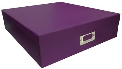 Pioneer Photo Albums Purple Scrapbooking Storage Box (Set Of 6)