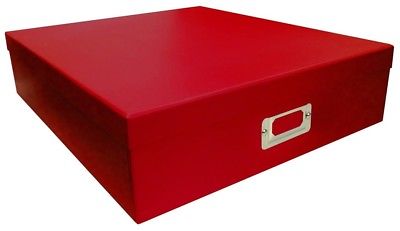 Pioneer Photo Albums Red Scrapbooking Storage Box (Set Of 6)