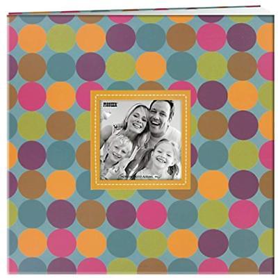 MB-10EVF/D 20 Page Designer Printed Raised Frame Dots Cover Scrapbook For 12 By