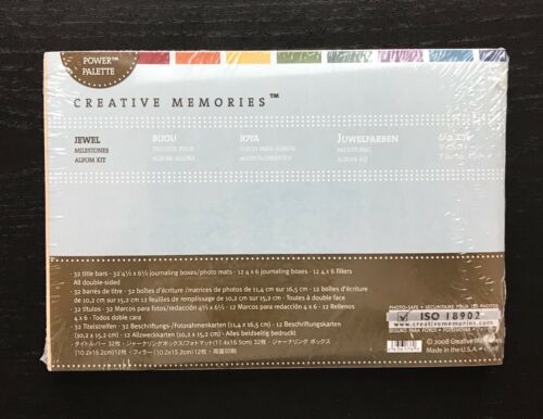 Creative Memories Jewel Kit for Picfolio Milestones album NEW journaling boxes