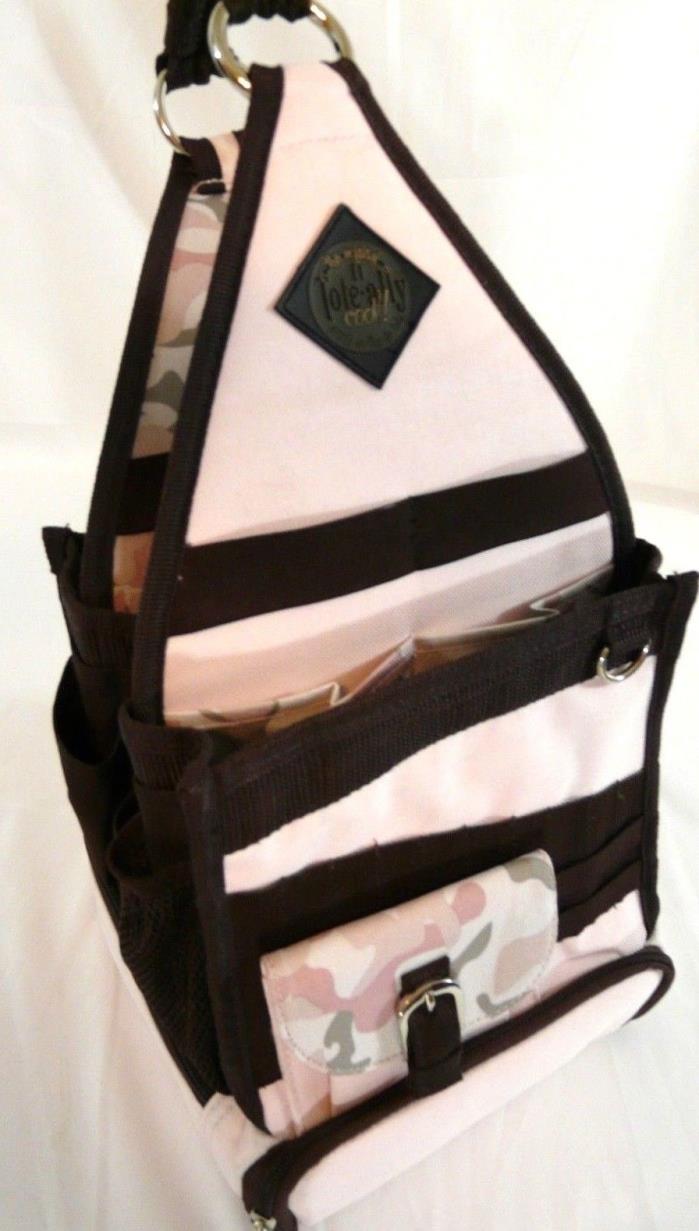 Toteally Cool II Amms On The Go Pink Pink Camo Brown Craft Tool Hobby Tote Bag