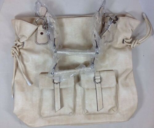 Creative Memories Nancy O'Dell Purse Laptop Bag Scrapbook Tote Carry On Ivory