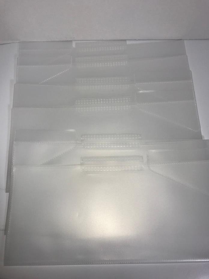 6 Creative Memories Deco File Folders Supply Scrapbook Organizer Plastic Sticker