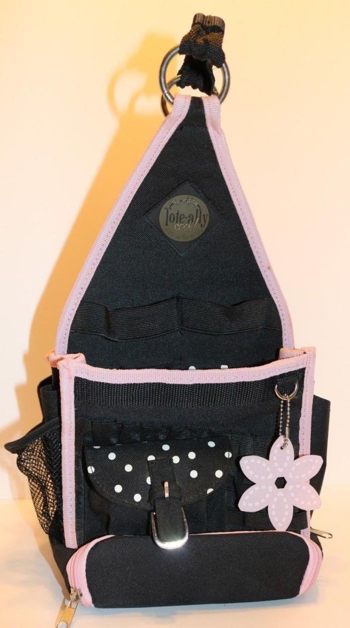 The Original Tote-Ally Cool Bag Organizer Black and Pink