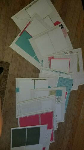 Creative Memories 12 x 12 pages  Joy Fast to Fabulous  pre-filled